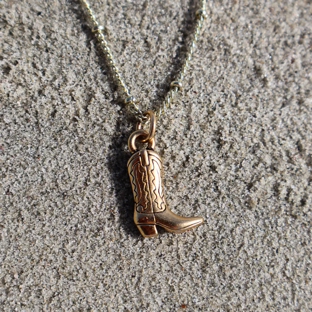 Jackie Boot Necklace