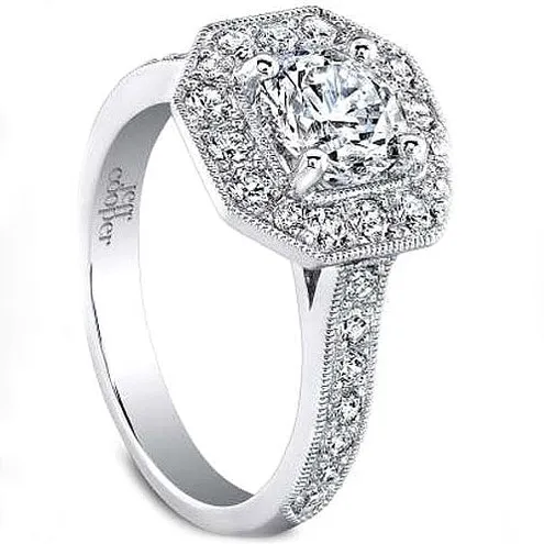 Jeff Cooper 'Helena' Diamond Engagement Ring