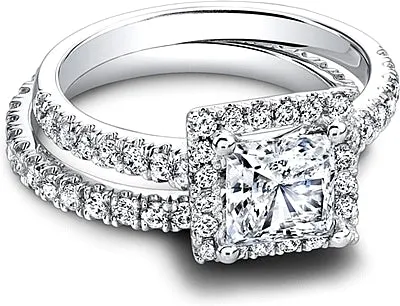Jeff Cooper Pave Diamond Engagement Ring