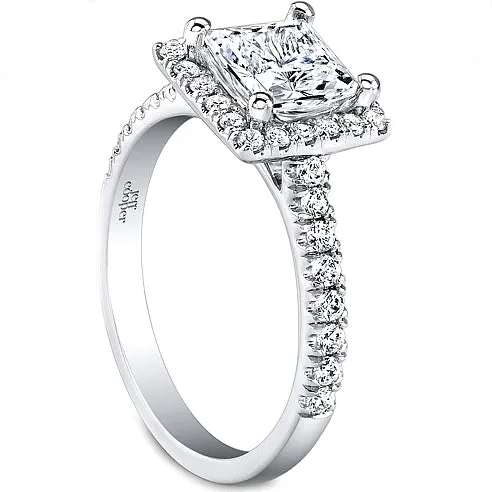 Jeff Cooper Pave Diamond Engagement Ring