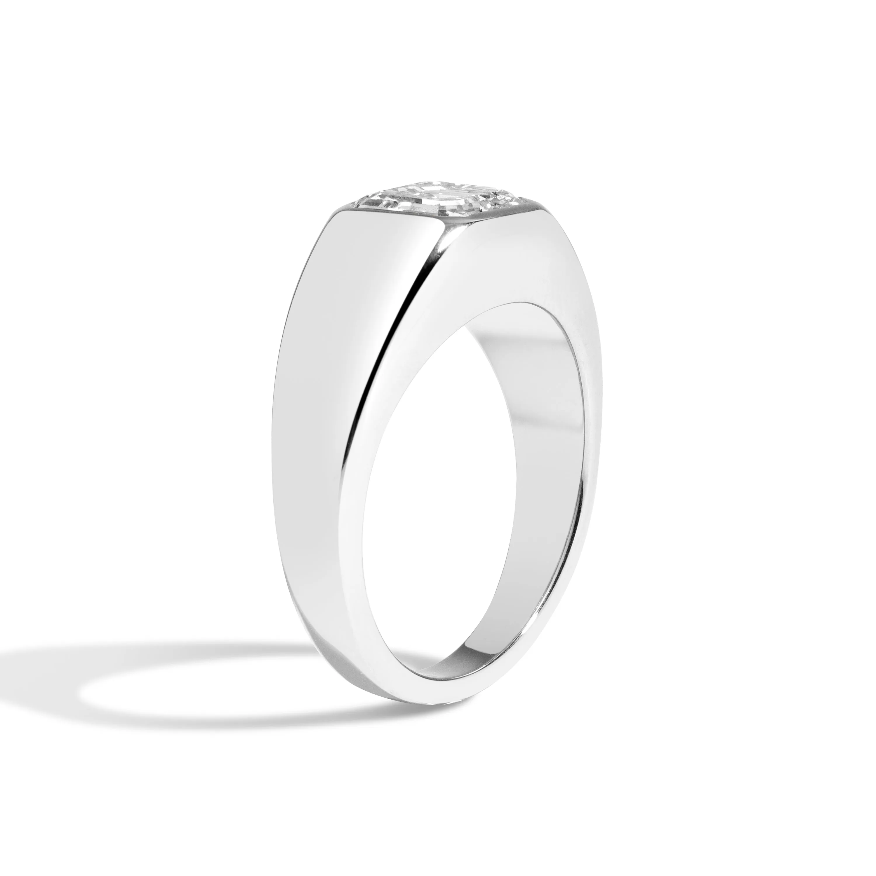 JOON Asscher Signet Ring