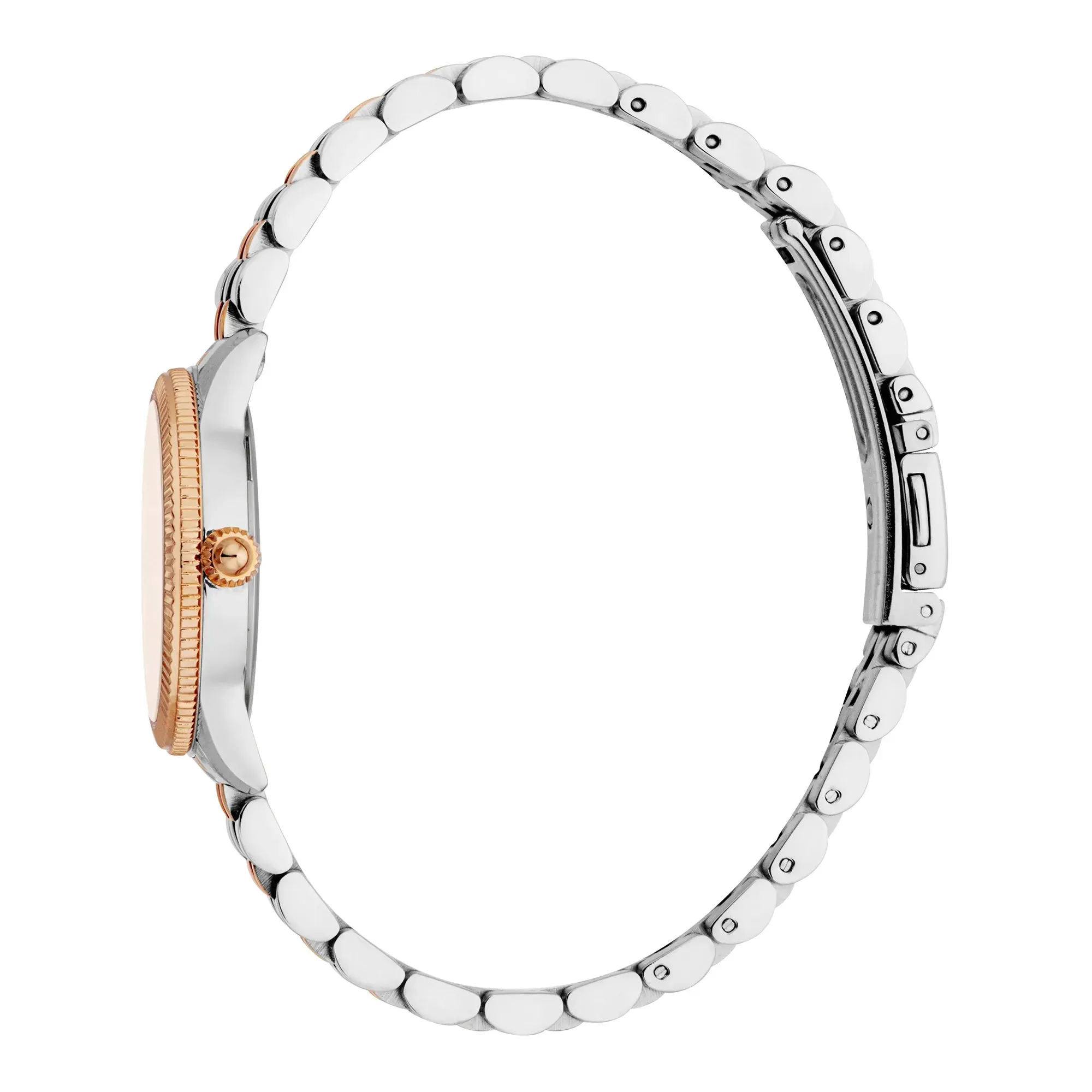 Just Cavalli Lovestruck Valentines Two Tones RG Salmon Watch and Bracelet Set