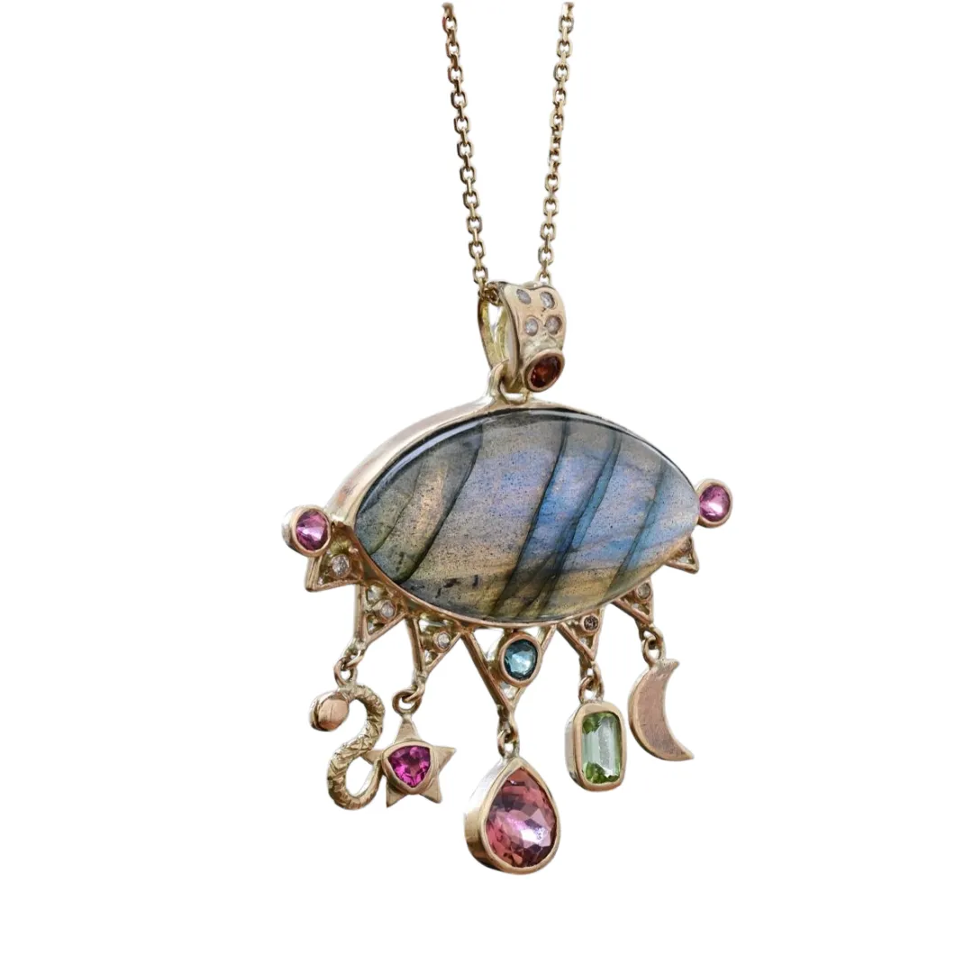 Labradorite Chandelier
