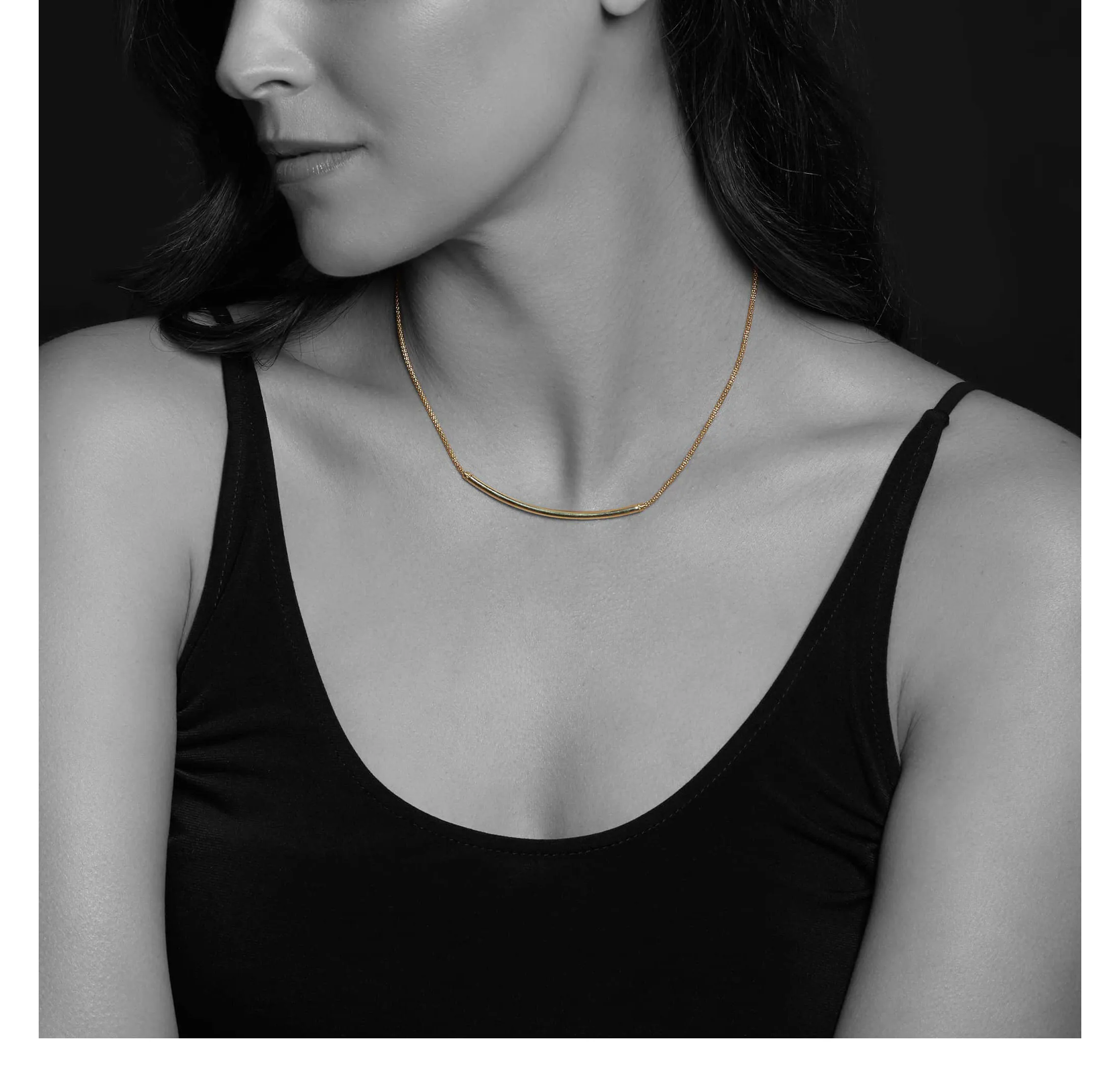 LAGOS Caviar Gold 18K Gold Caviar Bar Necklace