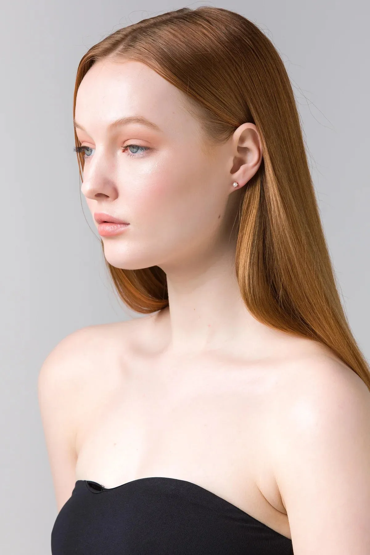 LIBERTE : Alia Gold Pearl - Earring