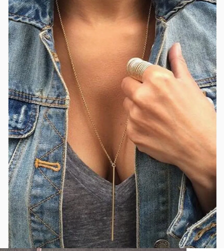 Long Bar Necklaces