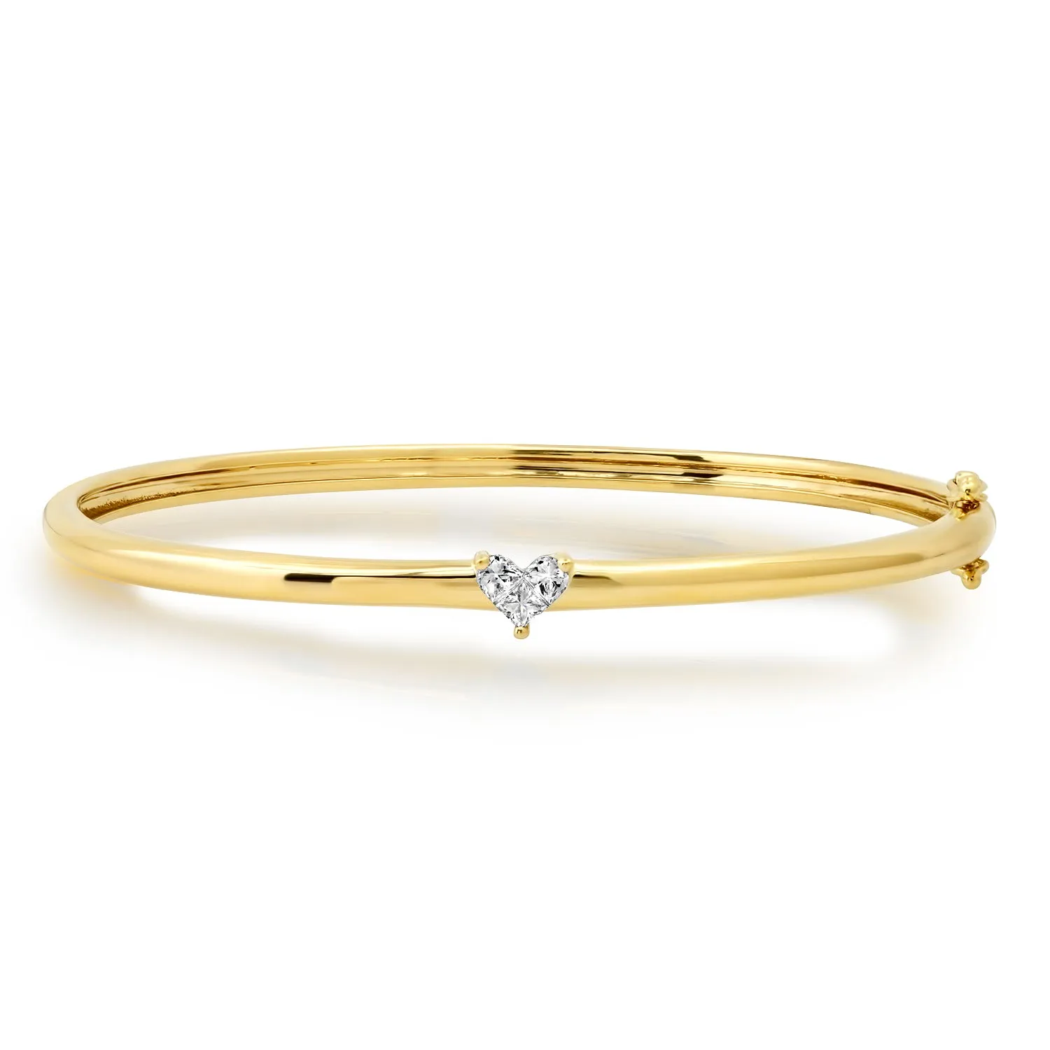 Love Hearts Diamond Illusion Bangle