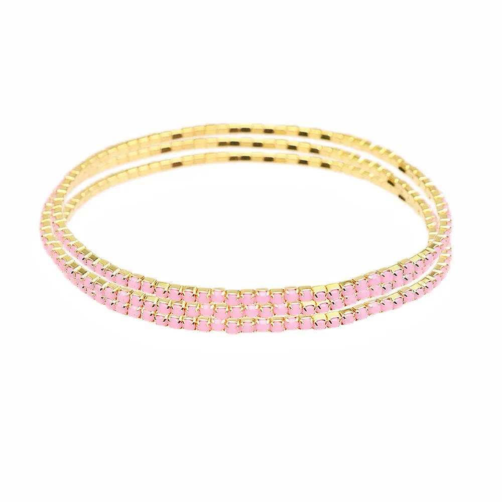 Luxury Color Pavé Diamond Bracelet