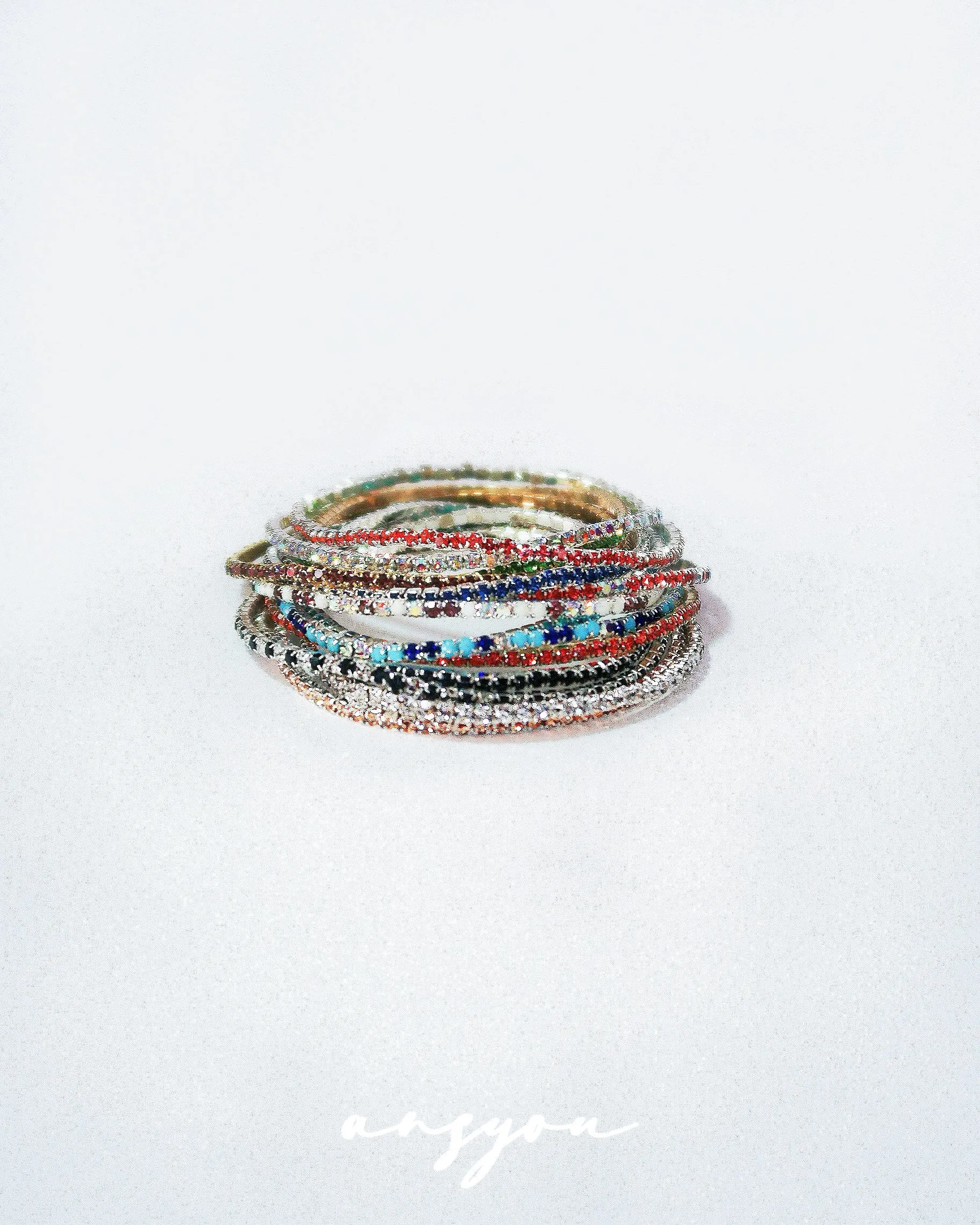 Luxury Color Pavé Diamond Bracelet