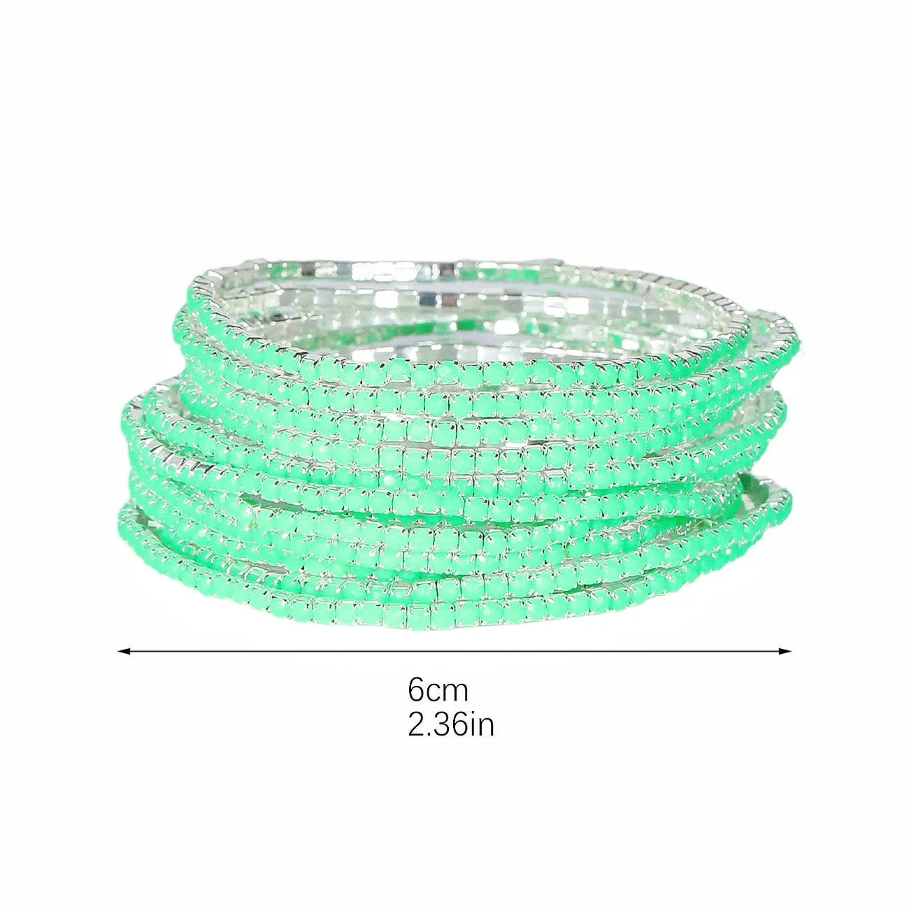 Luxury Color Pavé Diamond Bracelet