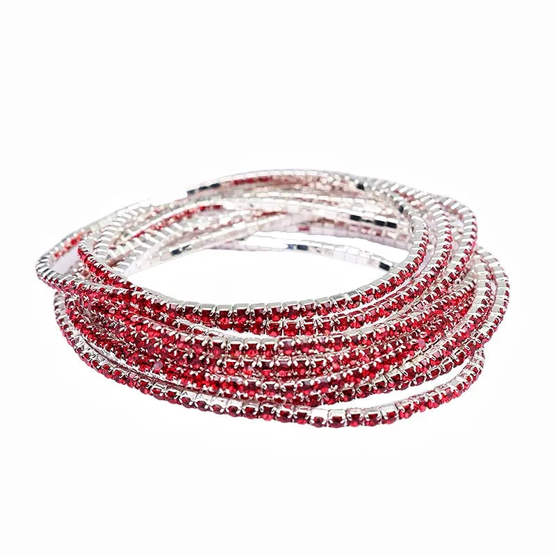 Luxury Color Pavé Diamond Bracelet