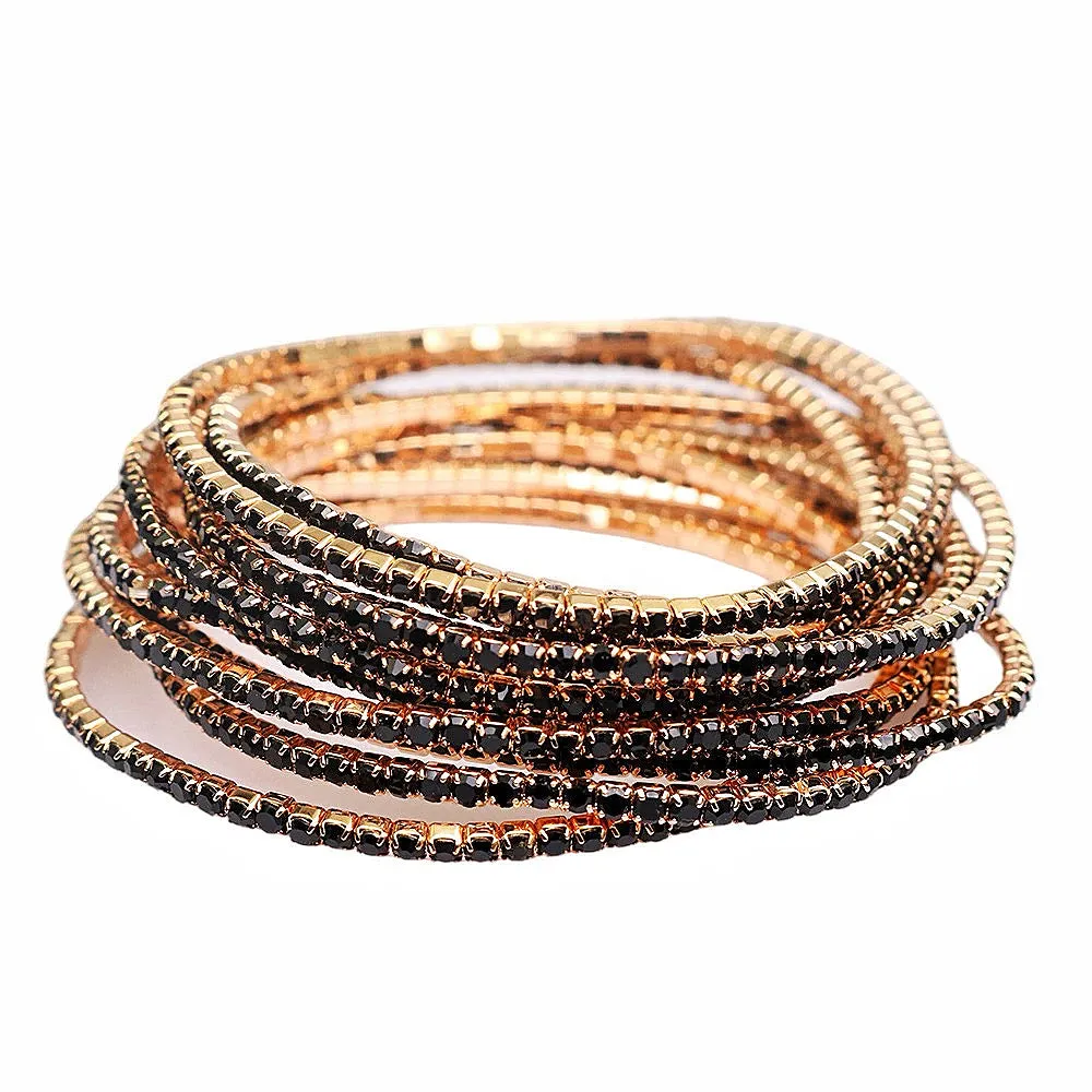 Luxury Color Pavé Diamond Bracelet