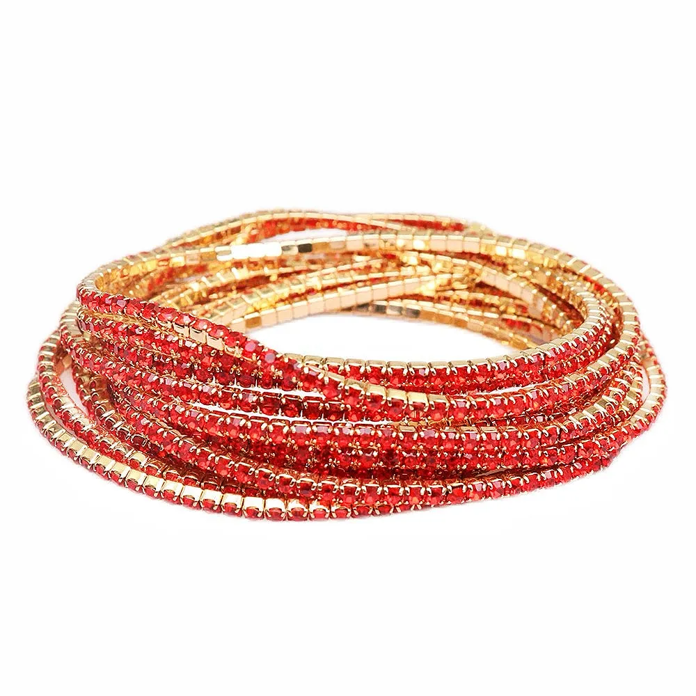 Luxury Color Pavé Diamond Bracelet