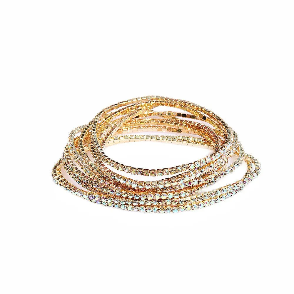 Luxury Color Pavé Diamond Bracelet