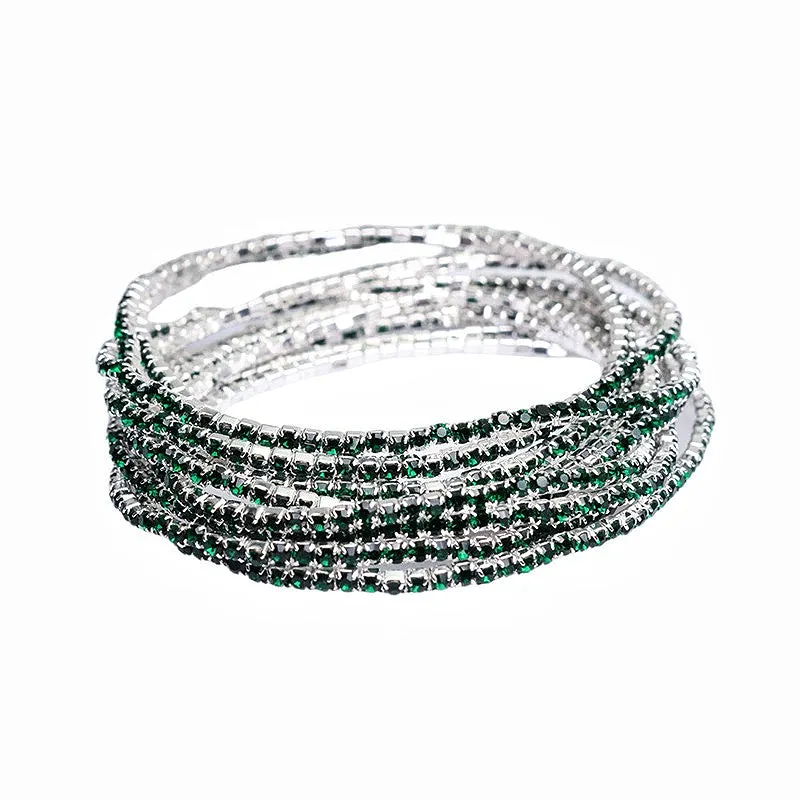 Luxury Color Pavé Diamond Bracelet