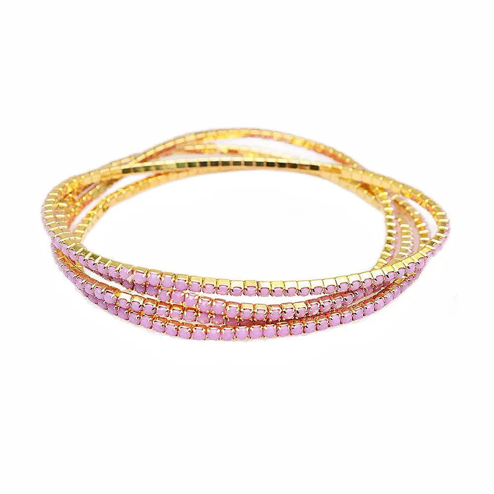 Luxury Color Pavé Diamond Bracelet