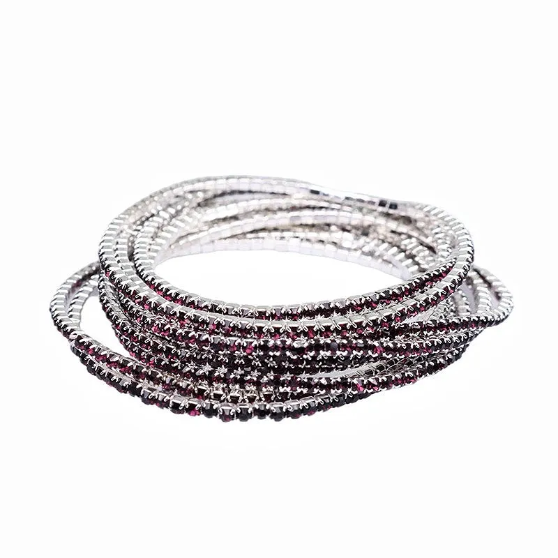 Luxury Color Pavé Diamond Bracelet