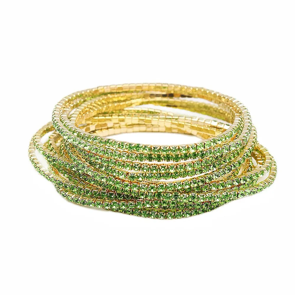 Luxury Color Pavé Diamond Bracelet
