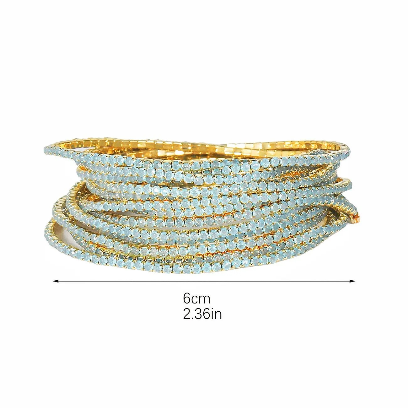 Luxury Color Pavé Diamond Bracelet
