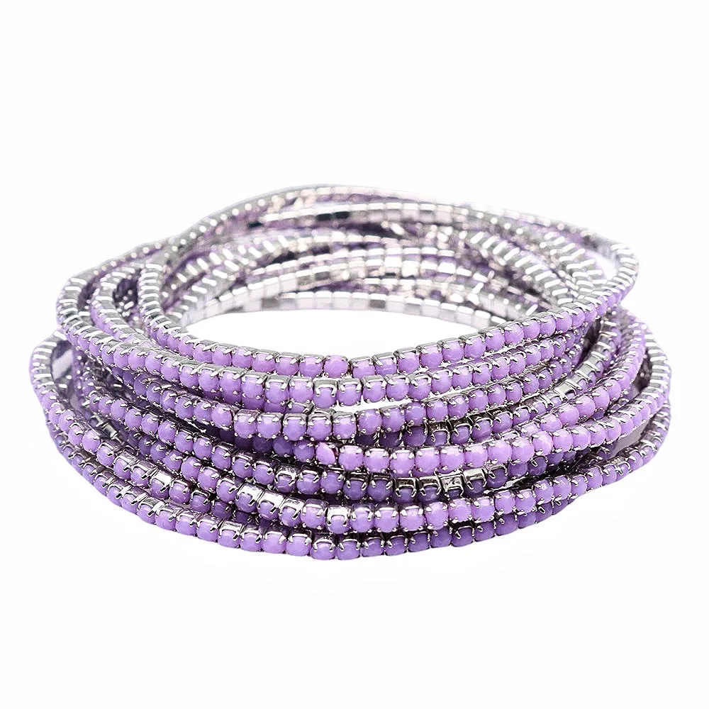 Luxury Color Pavé Diamond Bracelet