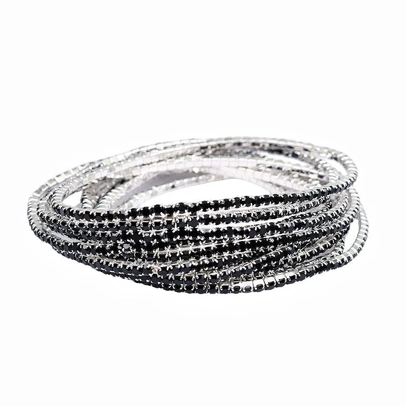 Luxury Color Pavé Diamond Bracelet