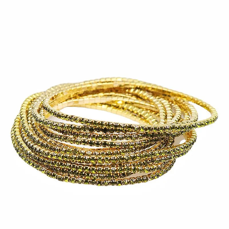 Luxury Color Pavé Diamond Bracelet