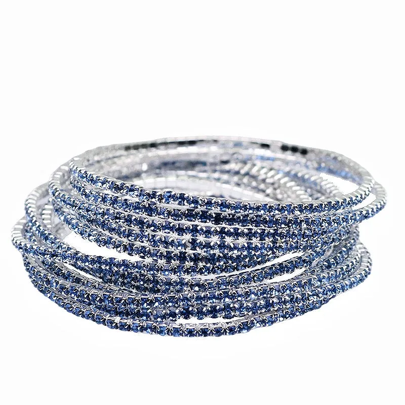 Luxury Color Pavé Diamond Bracelet