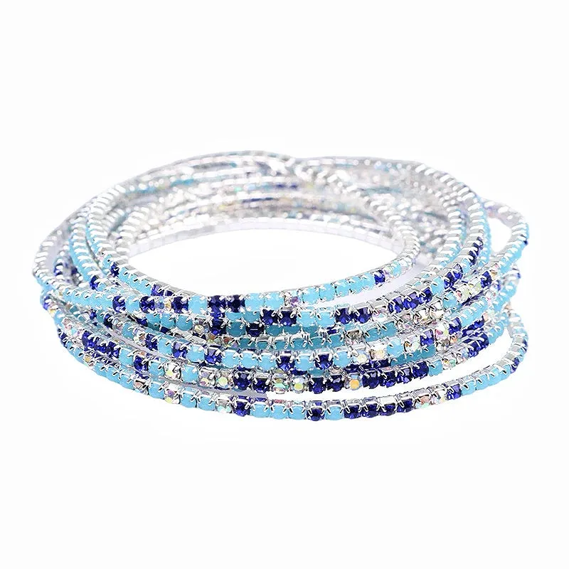 Luxury Color Pavé Diamond Bracelet