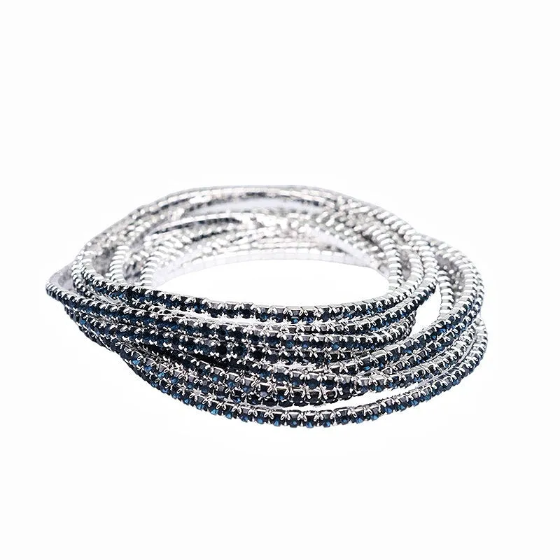 Luxury Color Pavé Diamond Bracelet