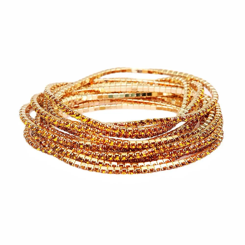 Luxury Color Pavé Diamond Bracelet