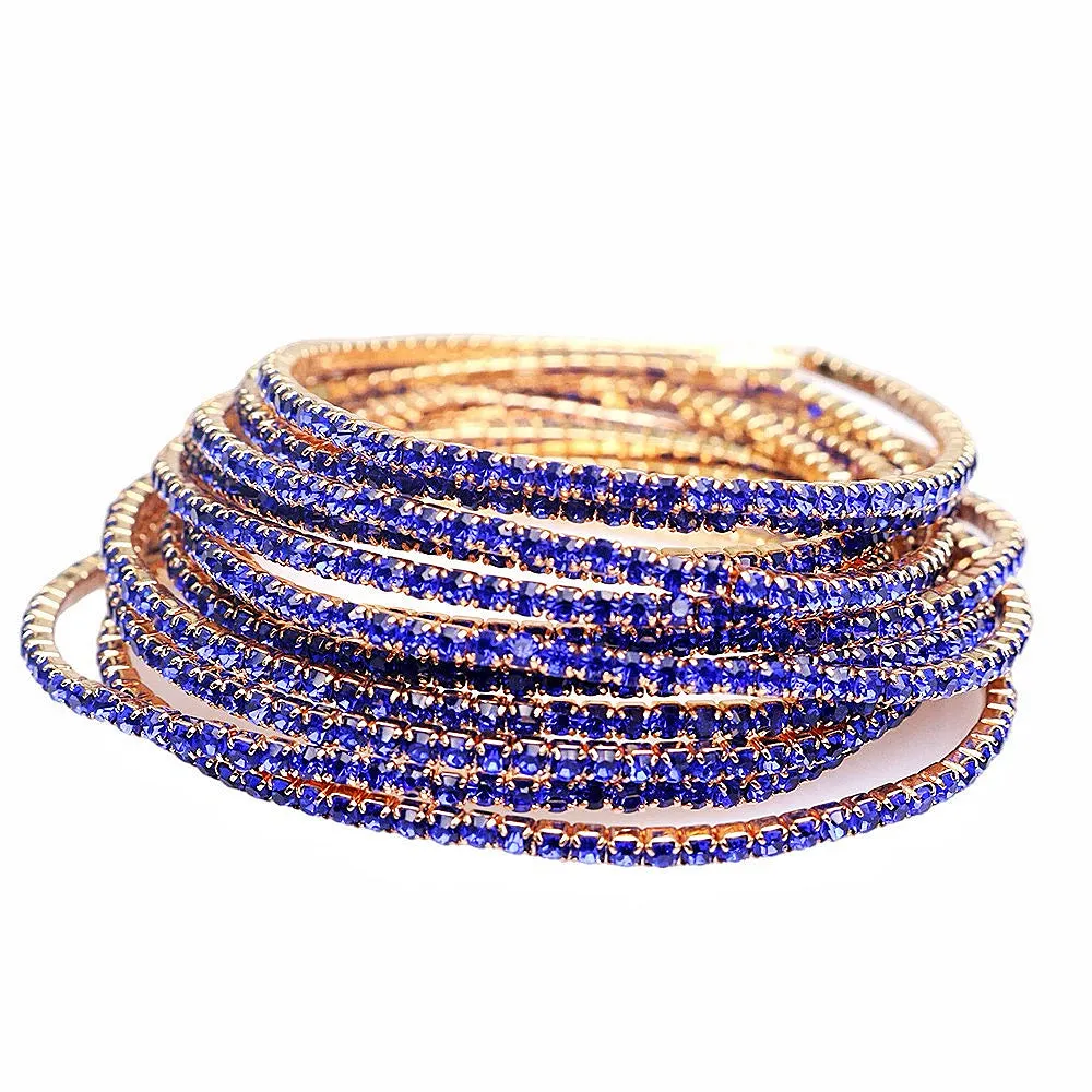 Luxury Color Pavé Diamond Bracelet