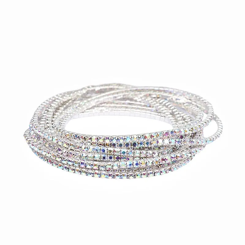 Luxury Color Pavé Diamond Bracelet