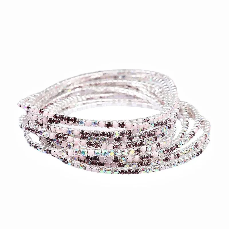 Luxury Color Pavé Diamond Bracelet
