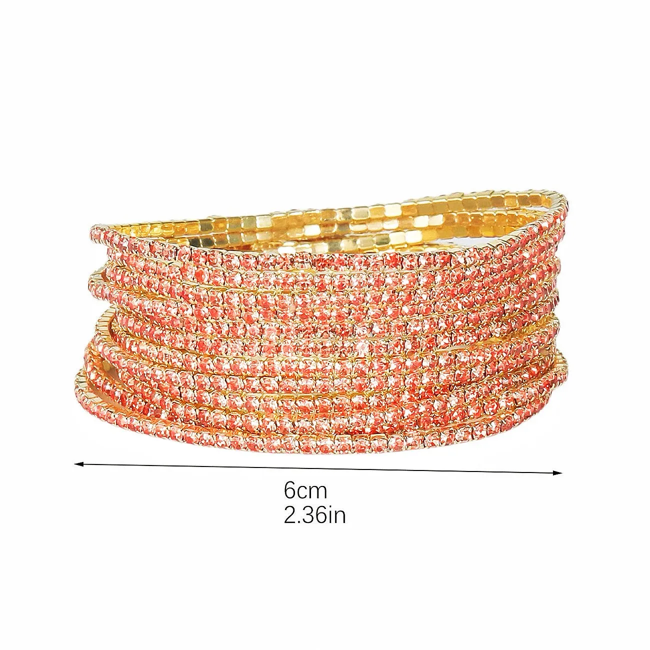 Luxury Color Pavé Diamond Bracelet