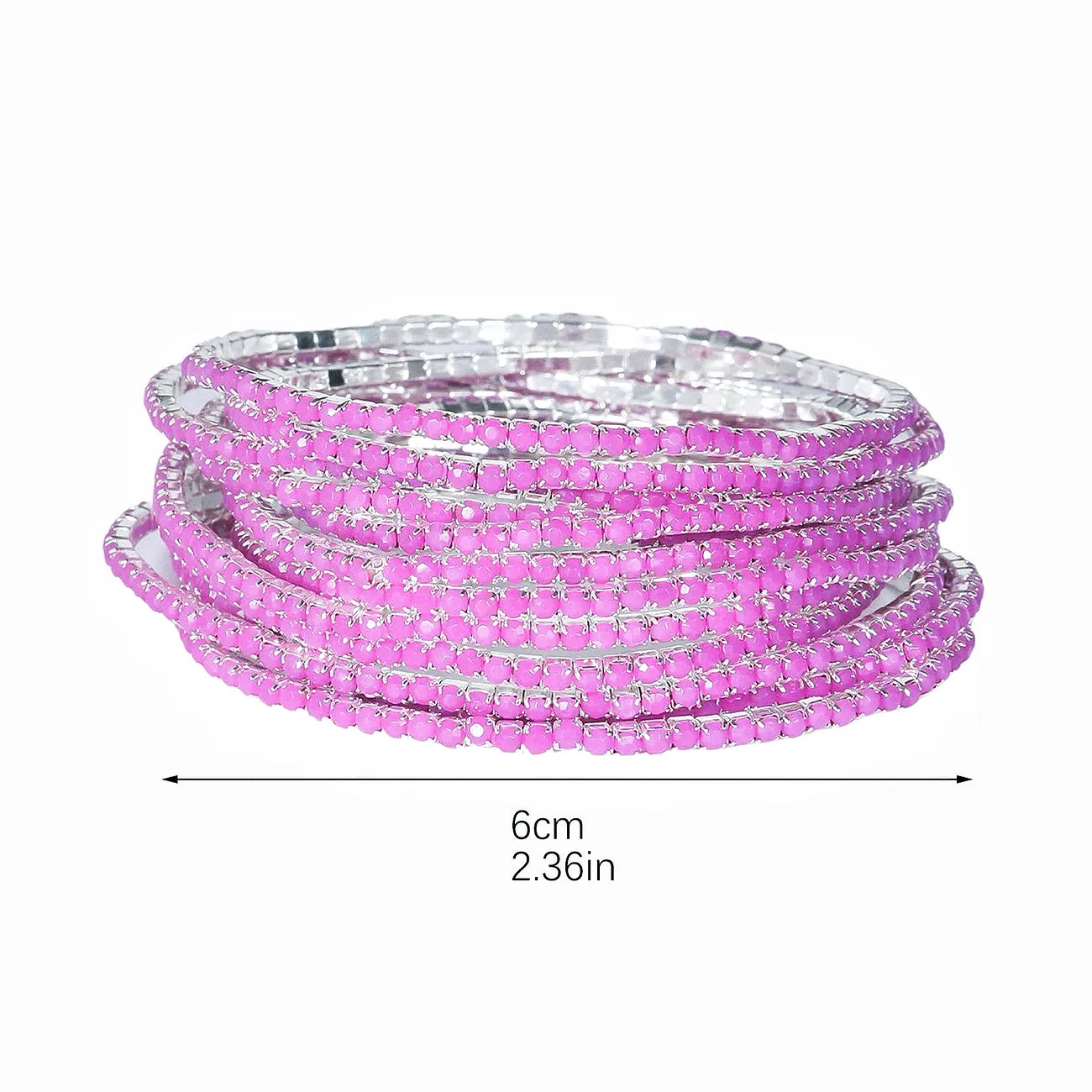 Luxury Color Pavé Diamond Bracelet