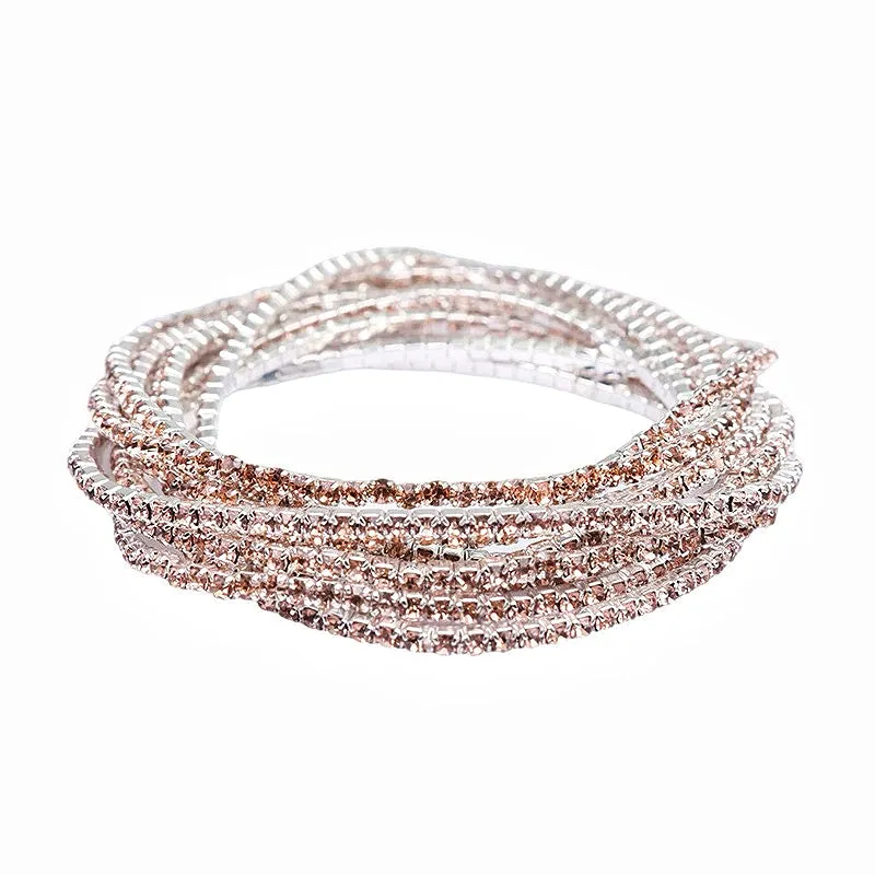 Luxury Color Pavé Diamond Bracelet