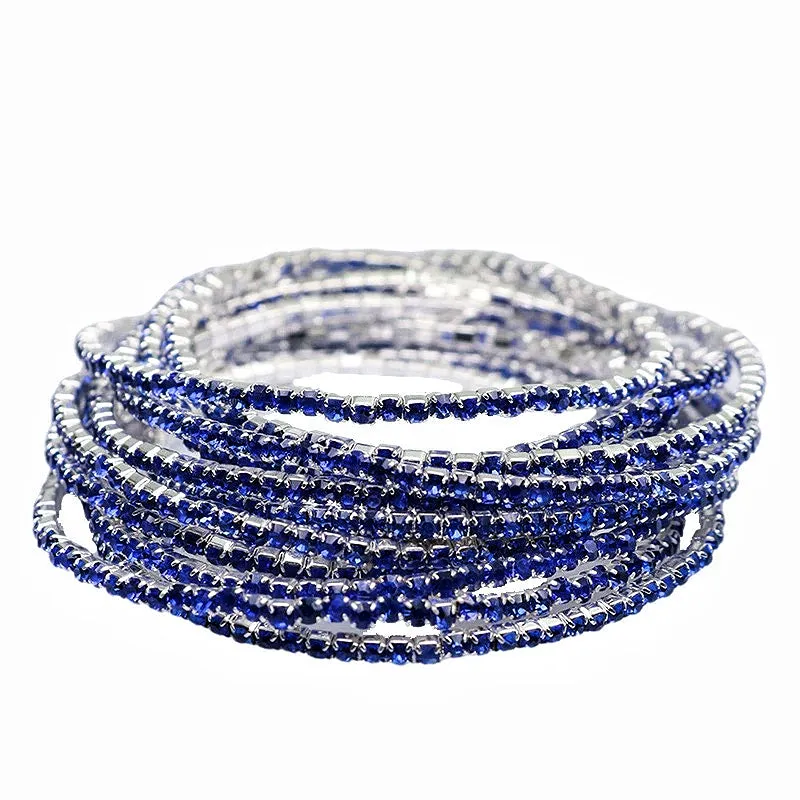 Luxury Color Pavé Diamond Bracelet