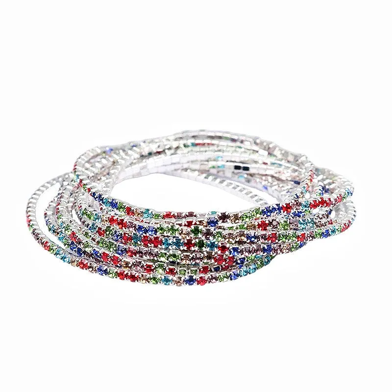 Luxury Color Pavé Diamond Bracelet