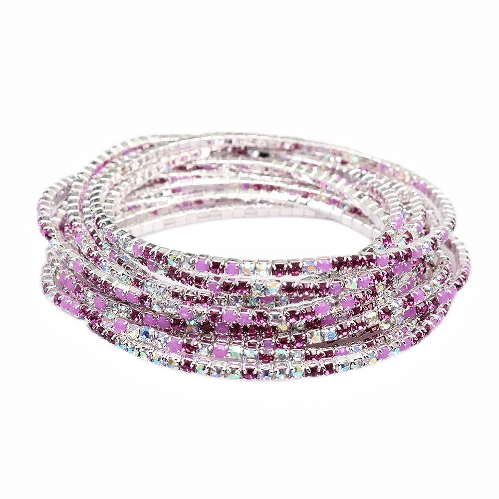Luxury Color Pavé Diamond Bracelet