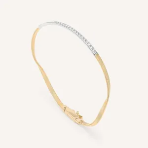 Marco Bicego Marrakech Bangle With Diamond Bar