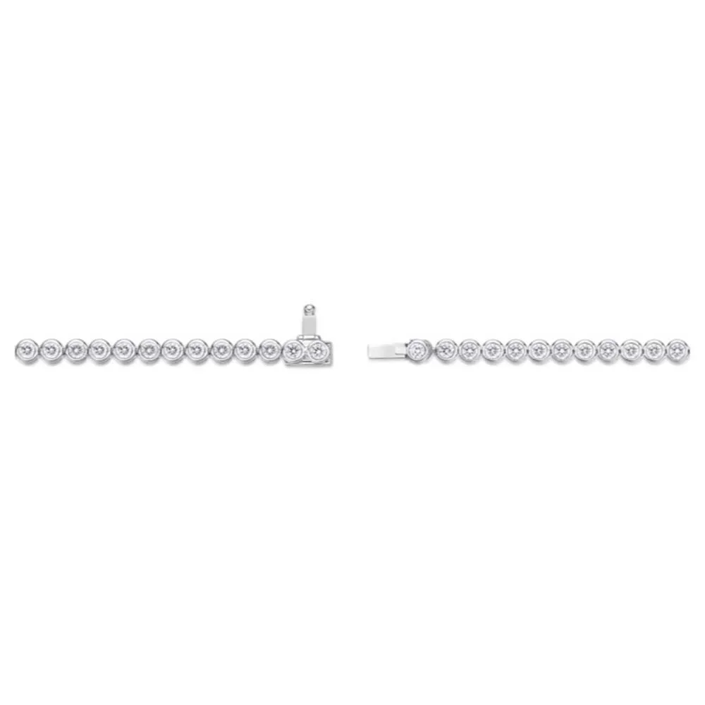 Memoire Bezel Diamond Line Bracelet