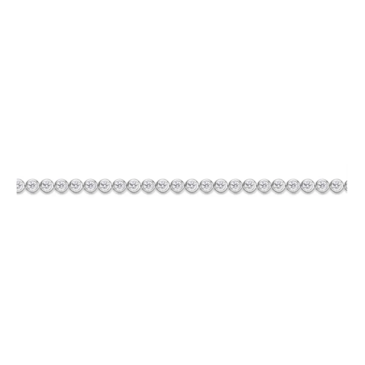 Memoire Bezel Diamond Line Bracelet