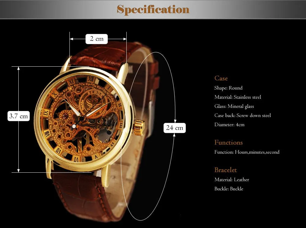 Men's Skeleton Watch