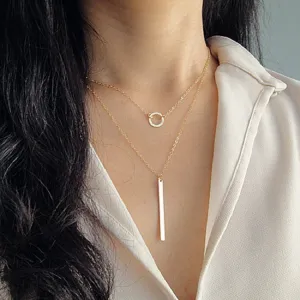Metal Bar Necklaces
