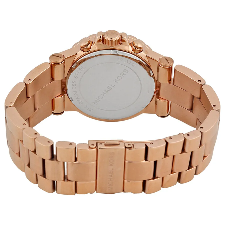 Michael Kors Rose Gold Dial Chronograph Ladies Watch MK5314