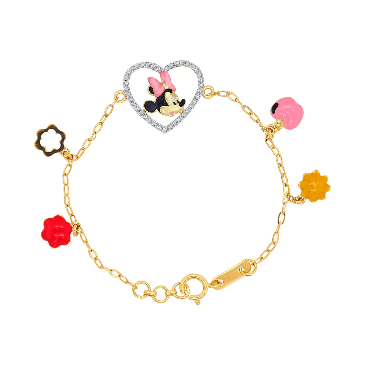 Minnie Mouse Diamond Bracelet