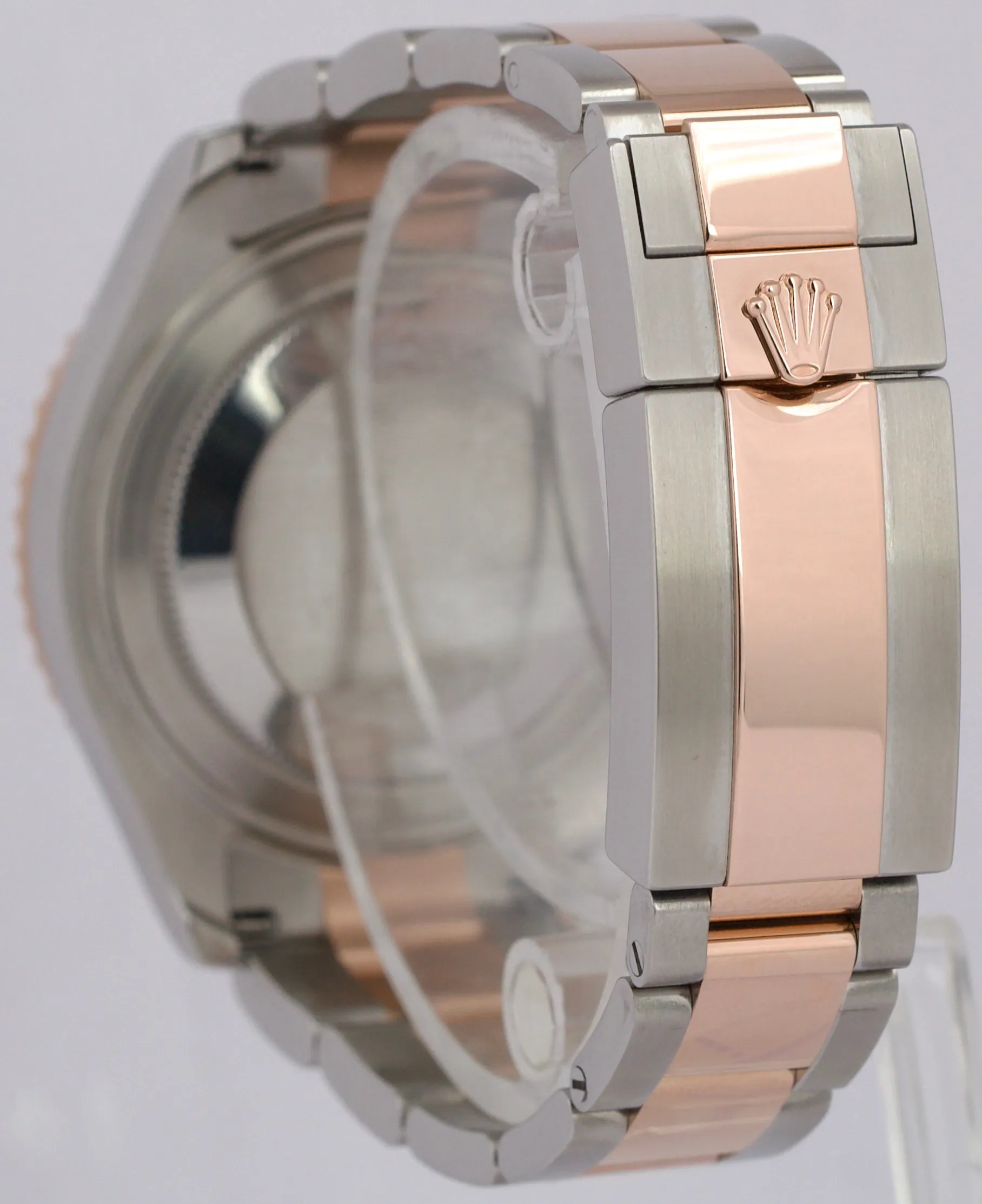 MINT 2023 Rolex Yacht-Master 37mm Two-Tone 18K Rose CHOCOLATE Brown 268621 Watch