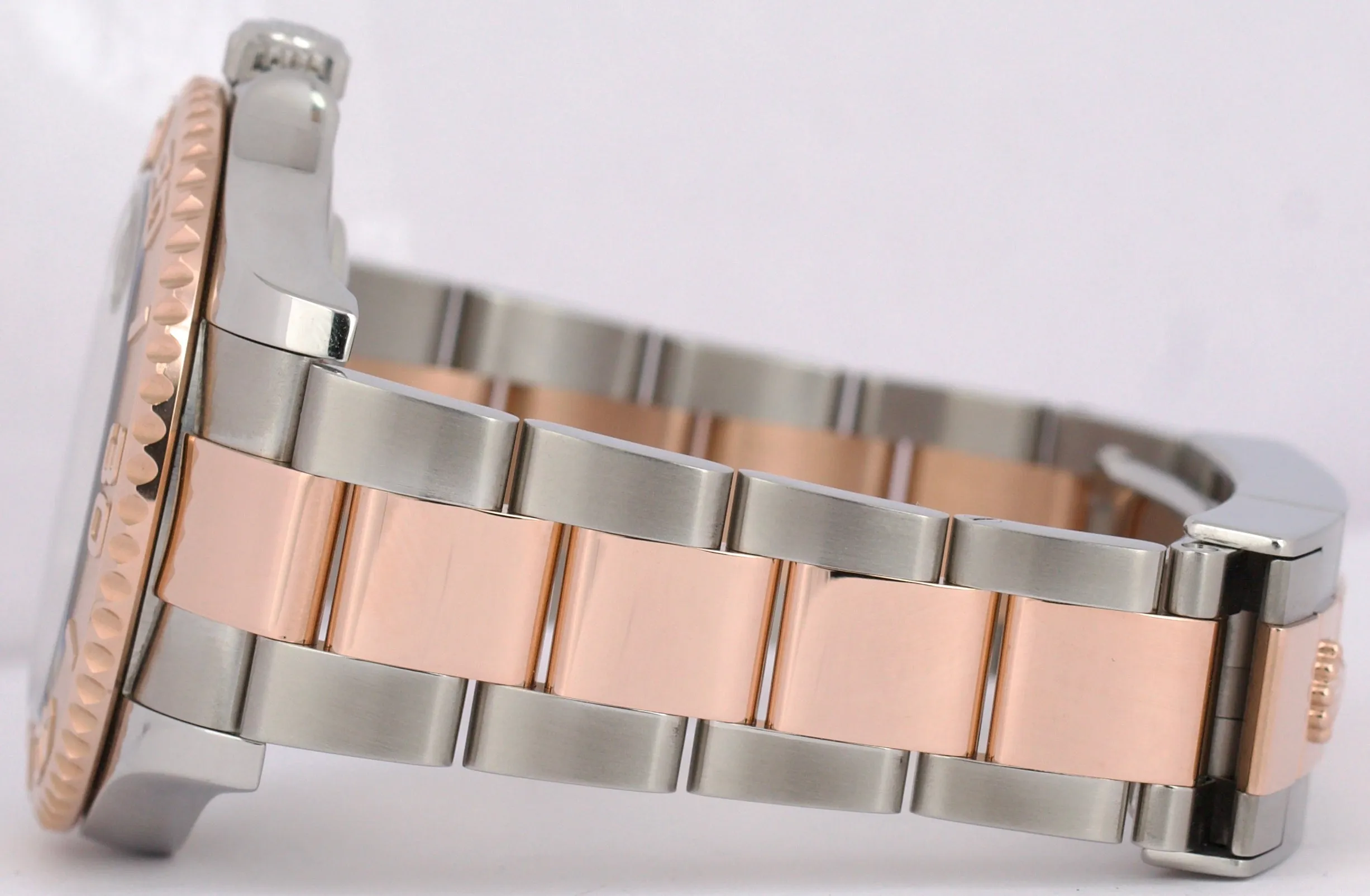MINT 2023 Rolex Yacht-Master 37mm Two-Tone 18K Rose CHOCOLATE Brown 268621 Watch