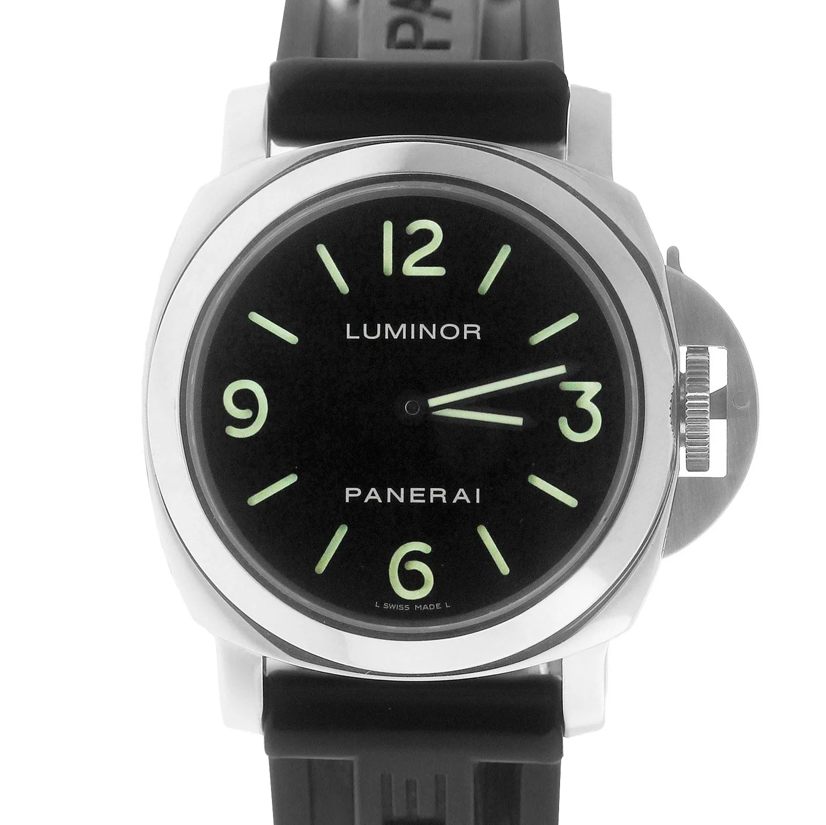 MINT Men's Panerai PAM 112 44mm Luminor Marina Stainless Manual Watch PAM00112