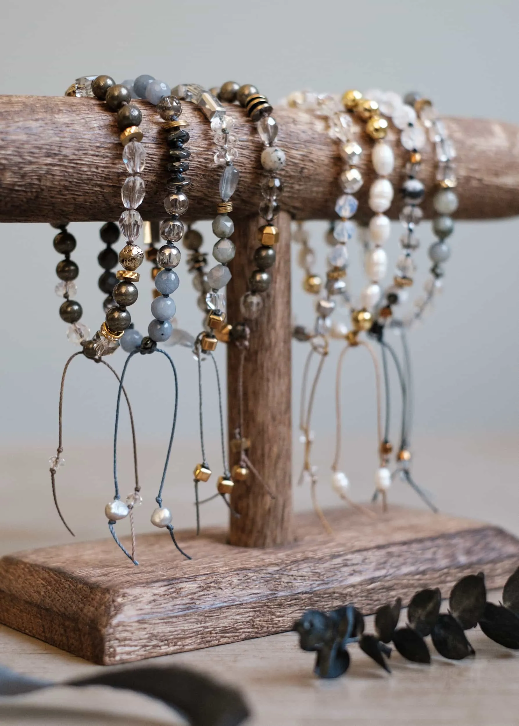 Mix Media Neutrals Bracelets